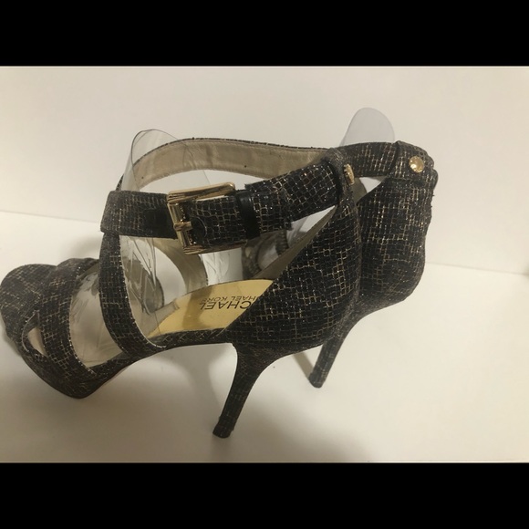 🌸🌸Michael Kors Gold/Black Leopard Print - 8.5M🌸🌸🌸 - Picture 5 of 5